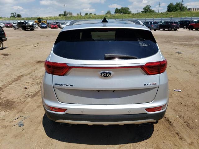 KNDPR3A62H7127280 - 2017 KIA SPORTAGE SX SILVER photo 6