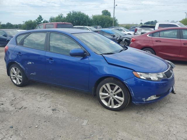 KNAFW5A30D5664772 - 2013 KIA FORTE SX BLUE photo 4