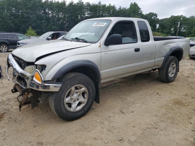 5TEWN72N02Z886823 - 2002 TOYOTA TACOMA XTRACAB SILVER photo 1