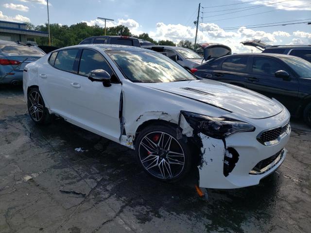 KNAE55LC9P6133662 - 2023 KIA STINGER GT2 WHITE photo 4