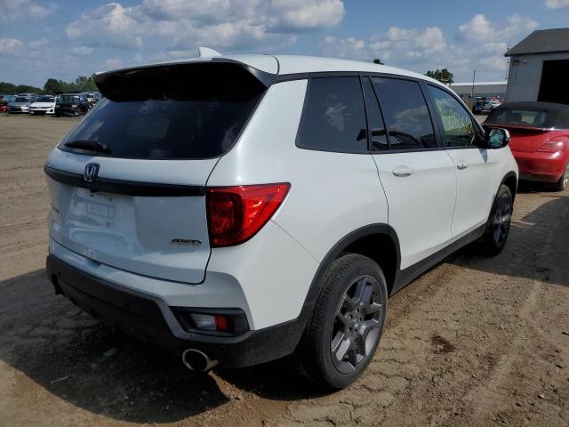5FNYF8H54NB001564 - 2022 HONDA PASSPORT EXL WHITE photo 3