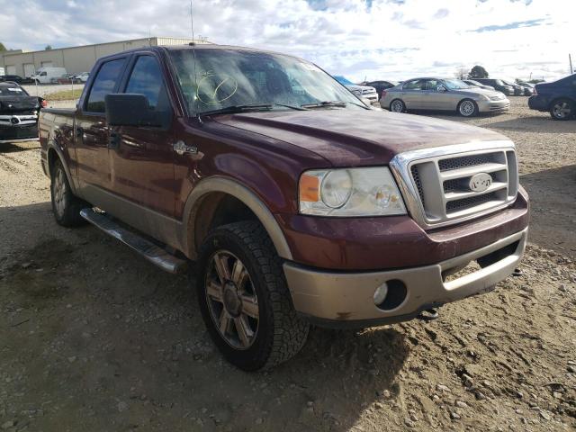 1FTPW14526KB96626 - 2006 FORD F150 KING SUPERCREW ORANGE photo 1