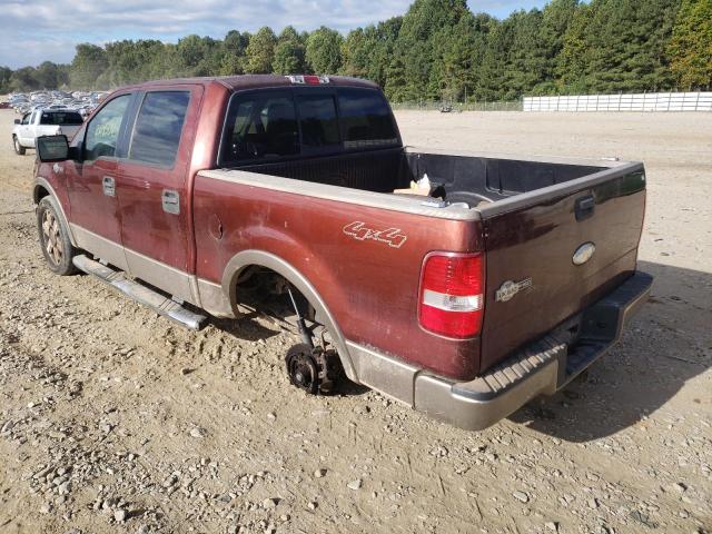 1FTPW14526KB96626 - 2006 FORD F150 KING SUPERCREW ORANGE photo 3