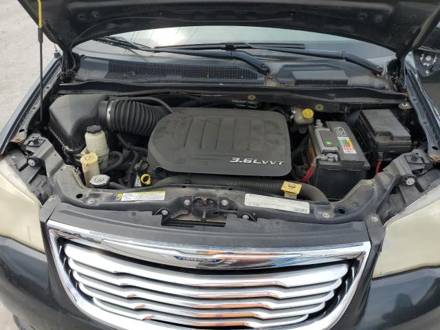 2A4RR8DG6BR612242 - 2011 CHRYSLER TOWN & COU TOURING L GRAY photo 12