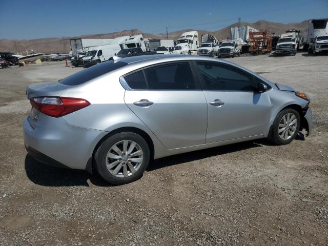 KNAFX4A81E5119197 - 2014 KIA FORTE EX SILVER photo 3