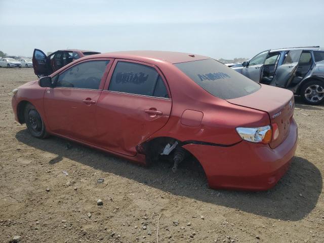 1NXBU4EE5AZ334765 - 2010 TOYOTA COROLLA BASE წითელი ფოტო 2