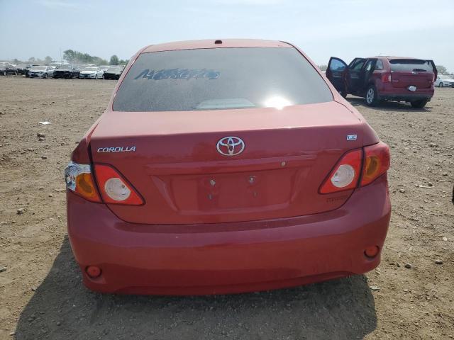 1NXBU4EE5AZ334765 - 2010 TOYOTA COROLLA BASE წითელი ფოტო 6