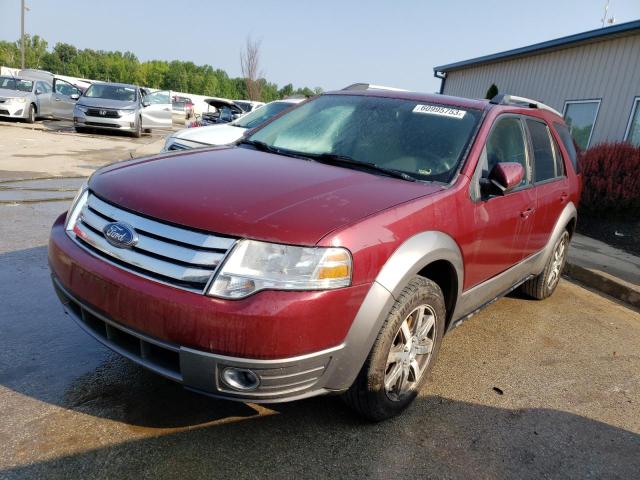 1FMDK02W08GA13987 - 2008 FORD TAURUS X SEL RED photo 1