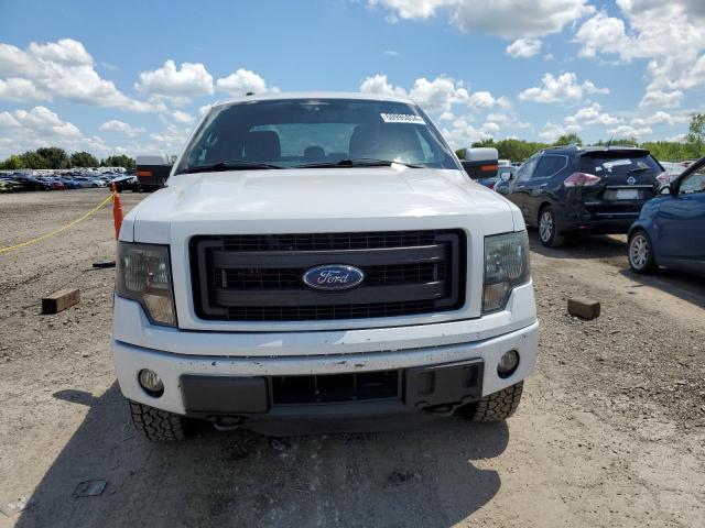 1FTFX1ET9EFC99040 - 2014 FORD F150 SUPER CAB WHITE photo 5