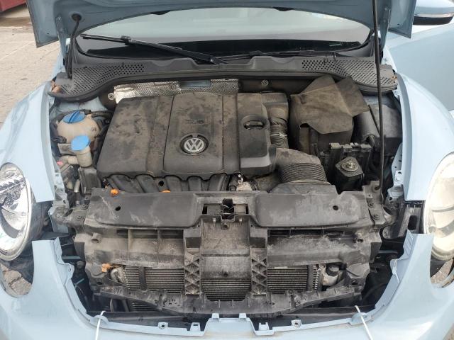 3VWJP7AT8DM604431 - 2013 VOLKSWAGEN BEETLE 蓝色 照片 11