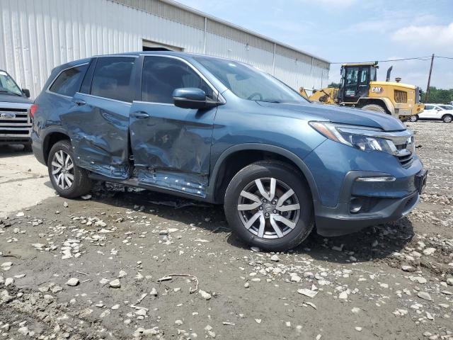 5FNYF6H50MB095655 - 2021 HONDA PILOT EXL Niebieski zdjęcie 4