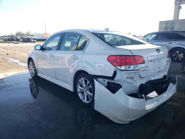 4S3BMBN62E3022612 - 2014 SUBARU LEGACY 2.5I LIMITED WHITE photo 2