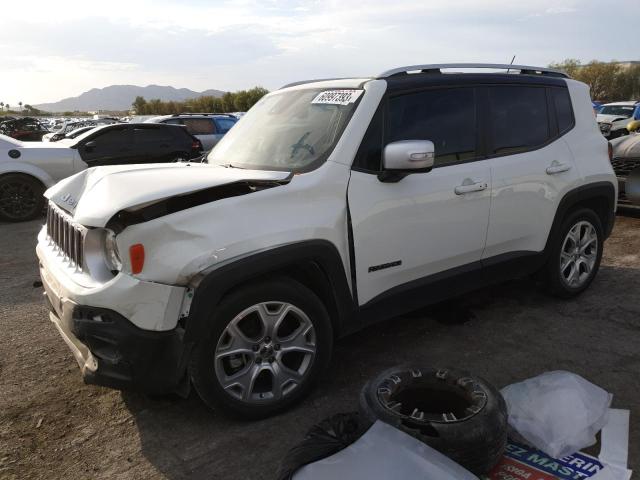 ZACCJADBXHPE44116 - 2017 JEEP RENEGADE LIMITED WHITE photo 1