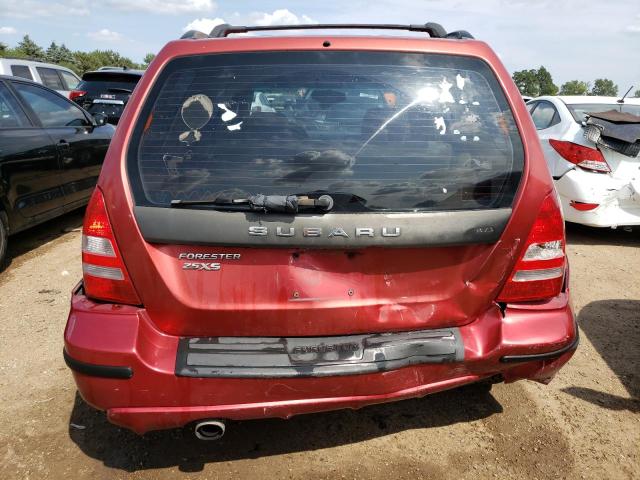 JF1SG65653H758285 - 2003 SUBARU FORESTER 2.5XS წითელი ფოტო 6