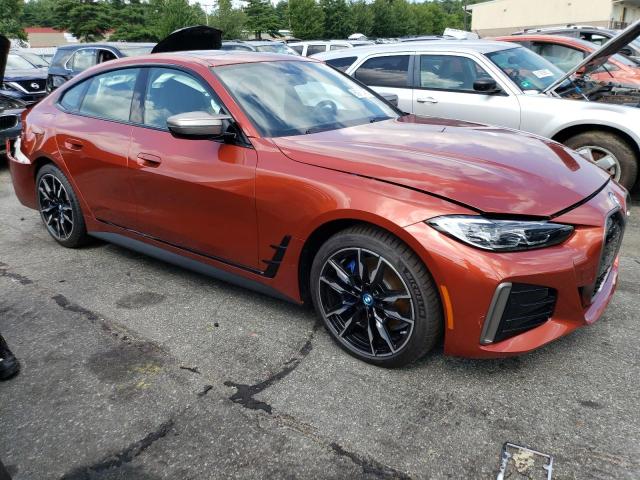 WBY33AW05PFR26496 - 2023 BMW I4 M50 ORANGE photo 4