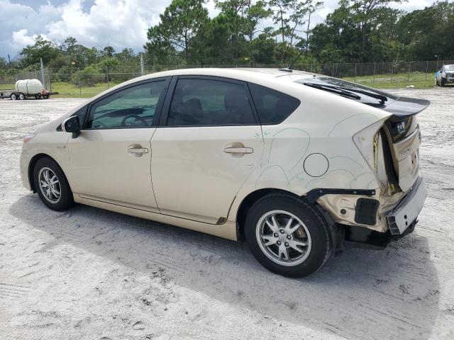 JTDKN3DU8B0308688 - 2011 TOYOTA PRIUS BEIGE photo 2