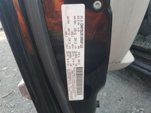 2A4RR5D19AR305222 - 2010 CHRYSLER TOWN & COU TOURING 黑色 照片 12