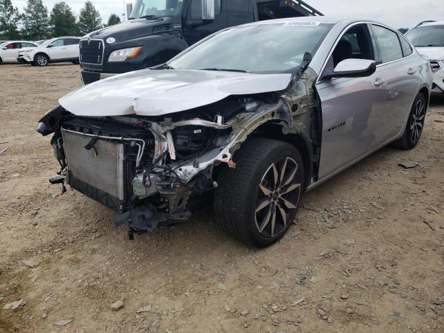 1G1ZG5ST4MF086450 - 2021 CHEVROLET MALIBU RS SILVER photo 1