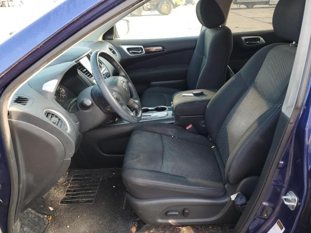 5N1DR2MNXHC682416 - 2017 NISSAN PATHFINDER S BLUE photo 7