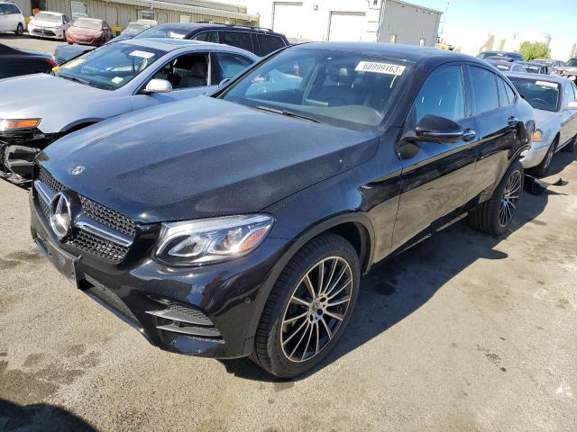 WDC0J4KB1KF633202 - 2019 MERCEDES-BENZ GLC COUPE 300 4MATIC BLACK photo 1