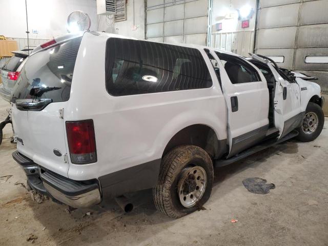 1FMSU41P73ED24940 - 2003 FORD EXCURSION XLT WHITE photo 3