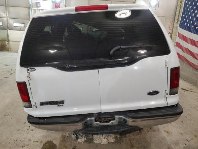 1FMSU41P73ED24940 - 2003 FORD EXCURSION XLT WHITE photo 6