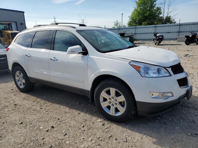 1GNKVJED5CJ136626 - 2012 CHEVROLET TRAVERSE LT WHITE photo 4