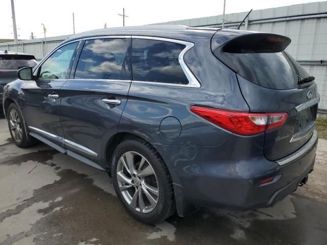 5N1AL0MMXEC537307 - 2014 INFINITI QX60 GRAY photo 2