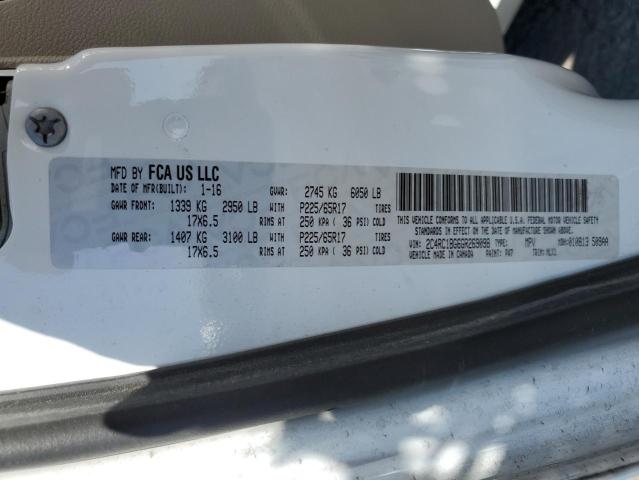 2C4RC1BG6GR269098 - 2016 CHRYSLER TOWN & COU TOURING 白色 照片 14