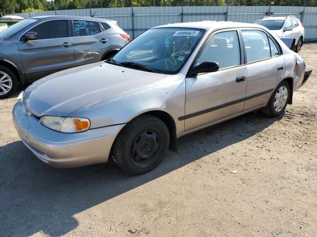 1Y1SK5485YZ421537 - 2000 CHEVROLET GEO PRIZM BASE SILVER photo 1