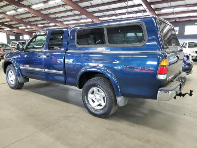 5TBBT44104S450110 - 2004 TOYOTA TUNDRA ACCESS CAB SR5 BLUE photo 2