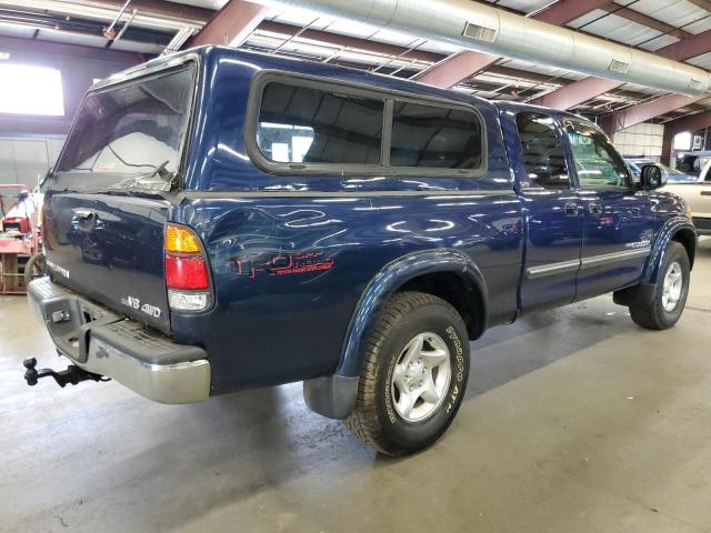 5TBBT44104S450110 - 2004 TOYOTA TUNDRA ACCESS CAB SR5 BLUE photo 3