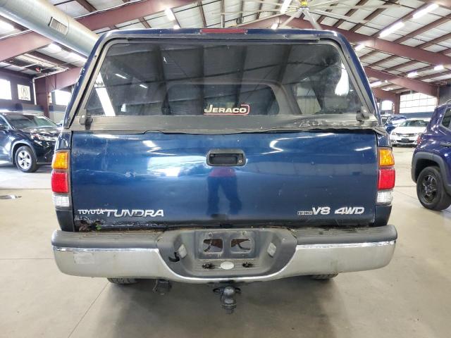 5TBBT44104S450110 - 2004 TOYOTA TUNDRA ACCESS CAB SR5 BLUE photo 6