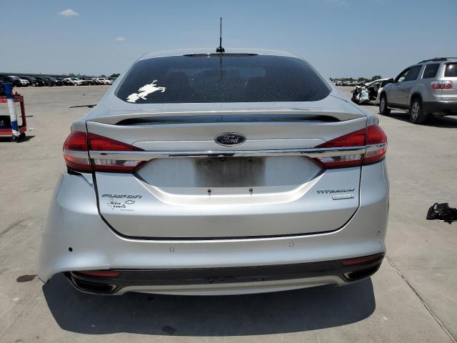 3FA6P0K95HR118077 - 2017 FORD FUSION TITANIUM SILVER photo 6