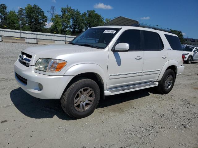 5TDZT38A75S263412 - 2005 TOYOTA SEQUOIA LIMITED WHITE photo 1