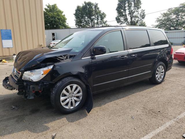 2C4RVABG3CR355604 - 2012 VOLKSWAGEN ROUTAN SE BLACK photo 1