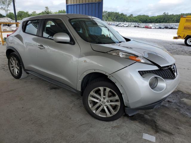 JN8AF5MR3DT206057 - 2013 NISSAN JUKE S SILVER photo 4