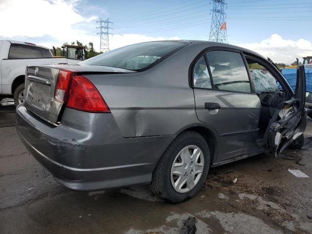 2HGES16455H557393 - 2005 HONDA CIVIC DX GRAY photo 3