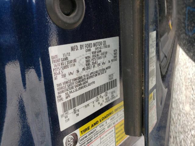 5LMJJ2J59DEL02170 - 2013 LINCOLN NAVIGATOR 蓝色 照片 13