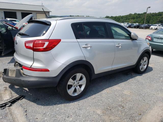 KNDPB3A22D7363813 - 2013 KIA SPORTAGE BASE SILVER photo 3