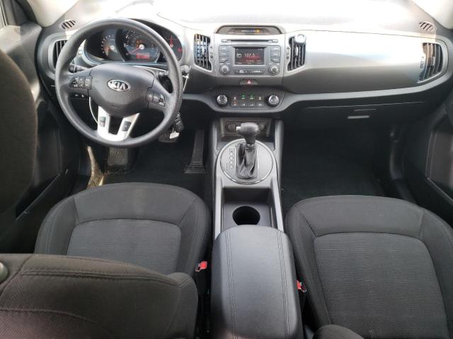 KNDPB3A22D7363813 - 2013 KIA SPORTAGE BASE SILVER photo 8