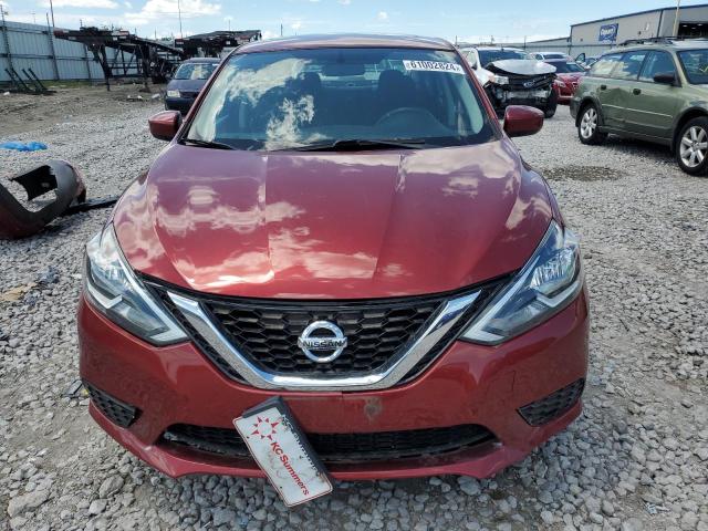 3N1AB7AP9HY252725 - 2017 NISSAN SENTRA S MAROON photo 5