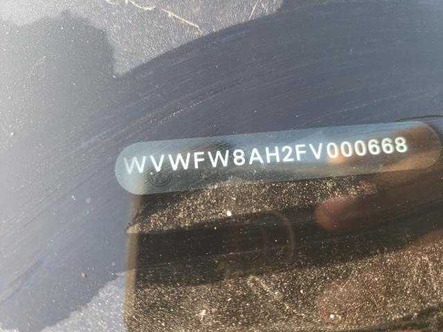 WVWFW8AH2FV000668 - 2015 VOLKSWAGEN EOS LUX 白色 照片 12