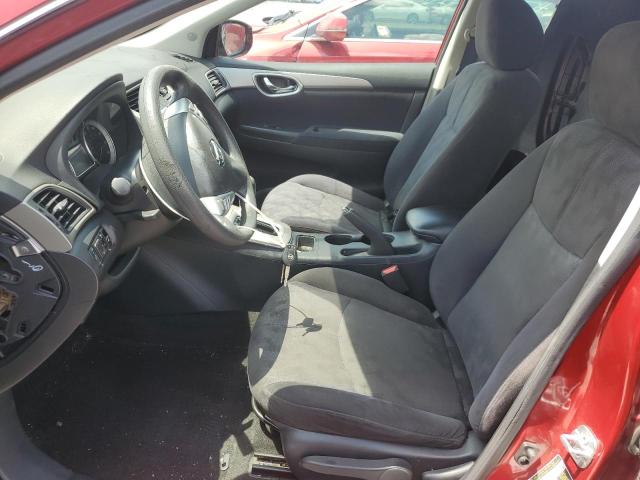 3N1AB7AP7DL797930 - 2013 NISSAN SENTRA S RED photo 7