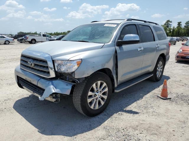 5TDZY68A68S012517 - 2008 TOYOTA SEQUOIA LIMITED SILVER photo 1