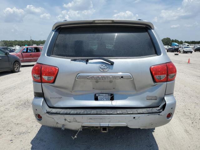 5TDZY68A68S012517 - 2008 TOYOTA SEQUOIA LIMITED SILVER photo 6