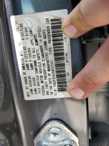 1HGCP2F41CA000541 - 2012 HONDA ACCORD LXP CHARCOAL photo 13