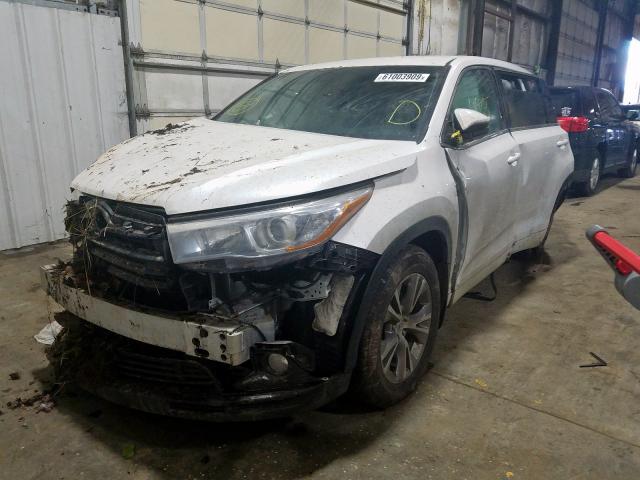 5TDBKRFH1FS156221 - 2015 TOYOTA HIGHLANDER LE  photo 2