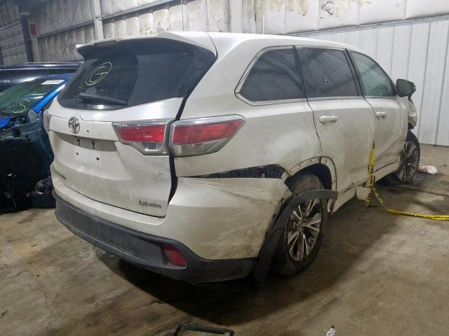 5TDBKRFH1FS156221 - 2015 TOYOTA HIGHLANDER LE  photo 4