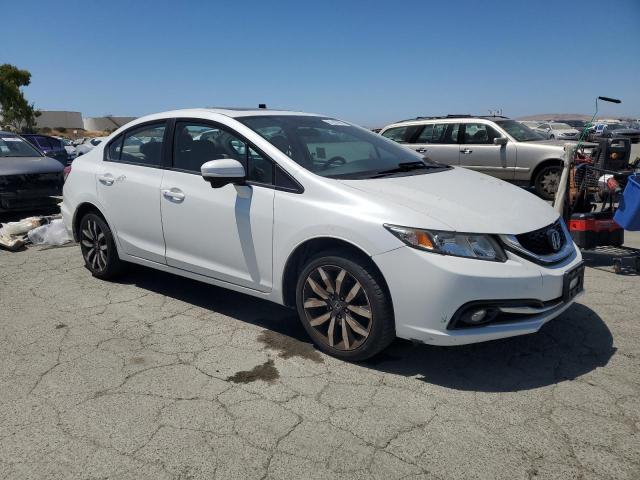 19XFB2F90EE264646 - 2014 HONDA CIVIC EXL WHITE photo 4
